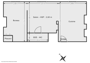 Appartement de 34.0 m² à Paris