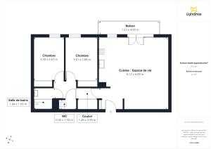 Appartement de 68.0 m² à Pessac