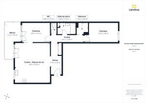 Appartement de 70.3 m² à Paris