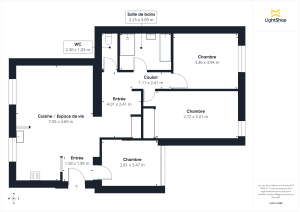 Appartement de 92.0 m² à Fontaines-sur-Saône