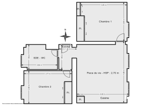 Appartement de 47.95 m² à Paris