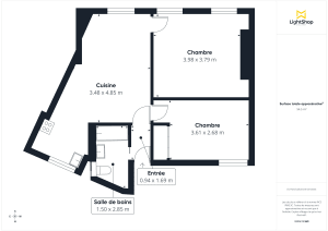 Appartement de 55.0 m² à Paris