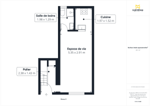 Appartement de 42.3 m² à Arcachon