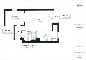Appartement de 38.0 m² à Bois-Colombes