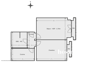 Appartement de 38.0 m² à Boulogne-Billancourt