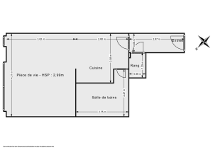 Appartement de 31.0 m² à Paris