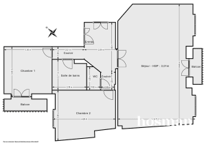 Appartement de 88.0 m² à La Madeleine