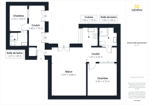 Appartement de 62.0 m² à Paris