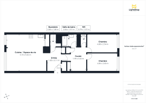 Appartement de 70.29 m² à Paris