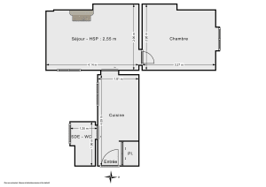 Appartement de 32.0 m² à Paris
