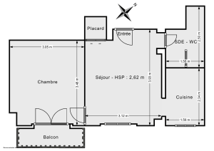 Appartement de 30.2 m² à Les Lilas