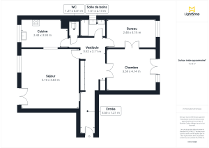 Appartement de 78.0 m² à Saint-Maurice