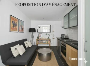 Appartement de 9.02 m² à Paris