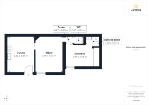 Appartement de 34.76 m² à Nantes