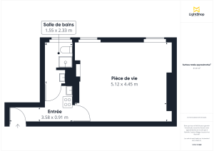 Appartement de 32.3 m² à Paris