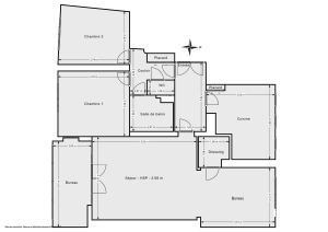 Appartement de 89.44 m² à Saint-Cloud
