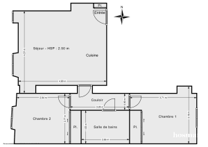 Appartement de 49.0 m² à Paris