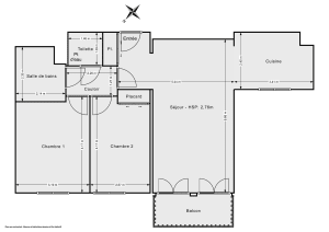 Appartement de 65.72 m² à Le Plessis-Robinson