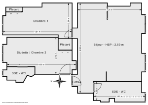 Appartement de 49.0 m² à Paris