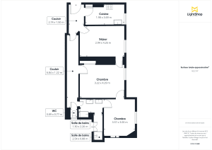 Appartement de 62.0 m² à Paris