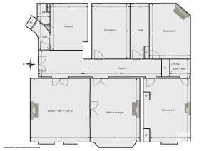 Appartement de 129.0 m² à Asnières-sur-Seine