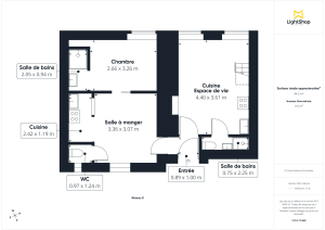Appartement de 43.65 m² à Nantes
