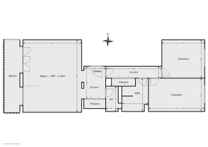 Appartement de 62.08 m² à Clichy