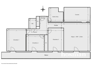 Appartement de 80.0 m² à Saint-Denis