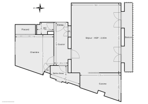 Appartement de 60.11 m² à Paris