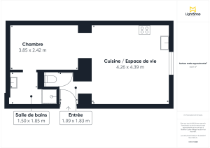 Appartement de 34.6 m² à Nantes