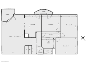 Appartement de 78.38 m² à Nantes