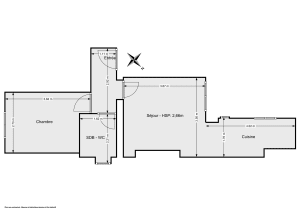 Appartement de 33.5 m² à Paris