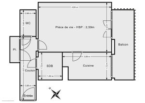 Appartement de 31.0 m² à Saint-Maur-des-Fossés