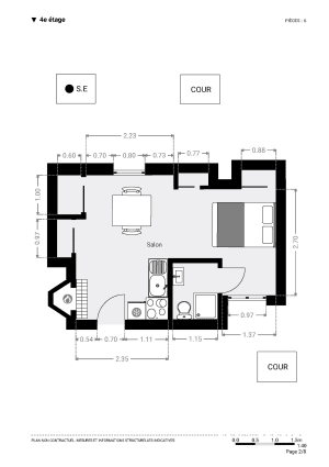 Appartement de 20.0 m² à Paris