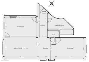 Appartement de 61.0 m² à Saint-Ouen-sur-Seine