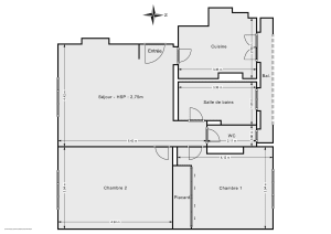 Appartement de 71.08 m² à Courbevoie