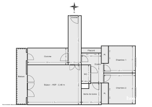 Appartement de 62.0 m² à Lille