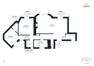 Appartement de 73.49 m² à Paris