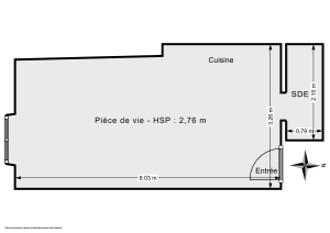 Appartement de 20.66 m² à Nantes