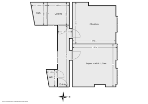 Appartement de 37.0 m² à Paris