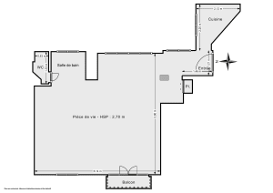 Appartement de 43.6 m² à Paris