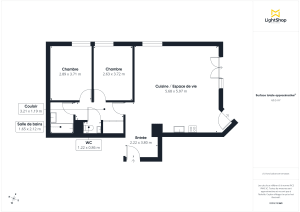 Appartement de 71.25 m² à Villeurbanne