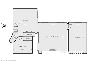 Appartement de 48.51 m² à Paris