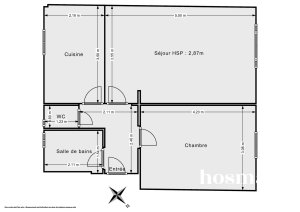 Appartement de 49.0 m² à Clichy