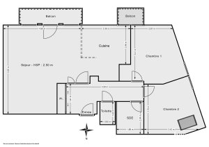 Appartement de 63.79 m² à Nantes