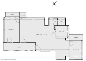 Appartement de 74.0 m² à Colombes