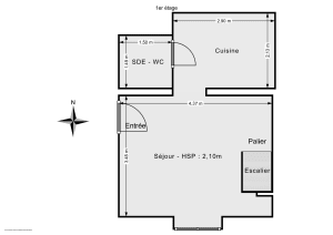 Appartement de 36.68 m² à Nantes