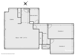 Appartement de 71.0 m² à Paris