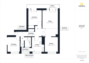 Appartement de 68.0 m² à Bordeaux