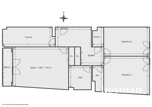 Appartement de 75.09 m² à Paris